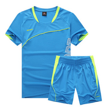 Men Running Suit Short Sleeve+Shorts Basketball Training Tracksuit Quick Dry Loose T-shirt Sports Gym Fitness Exercise Clothing
