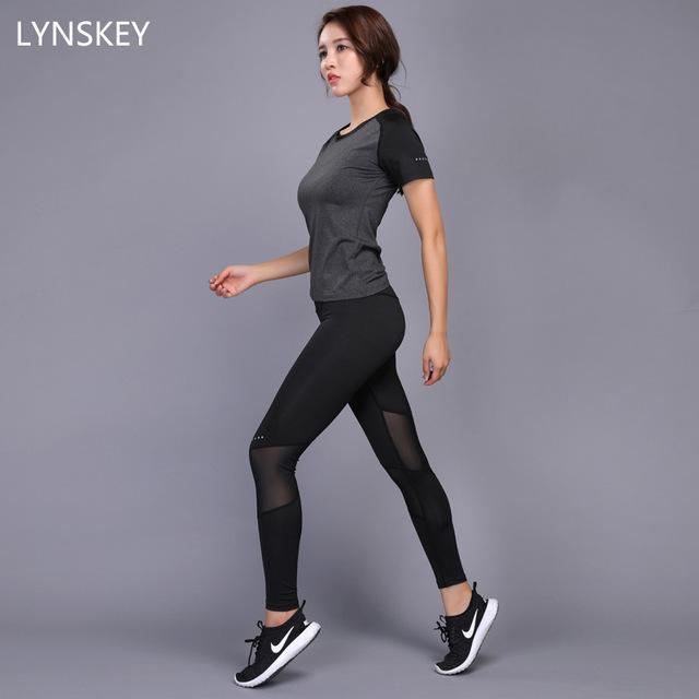 Sexy Women Athletic Apparel Gym Clothes Sets Running Yoga Fitness Sports  Suit