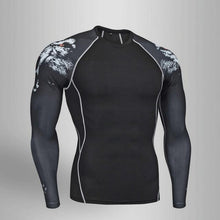 Men's Compression Run jogging Suits Clothes Sports Set 4xl Long t shirt And Pants Gym Fitness workout Tights clothing